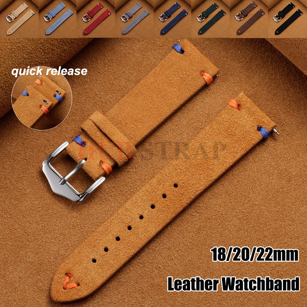18mm 20mm 22mm Suede Leather S - Suede Strap Watch incelemesi ve fiyatı