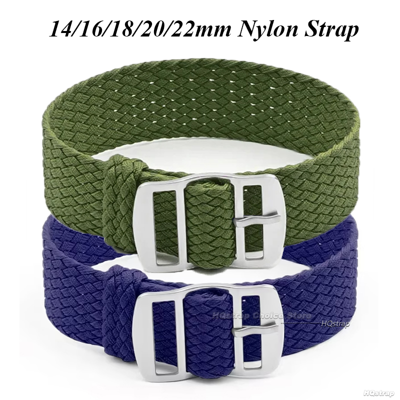 16mm 18mm 20mm 22mm Strap for  - Perlon Strap Woven incelemesi ve fiyatı