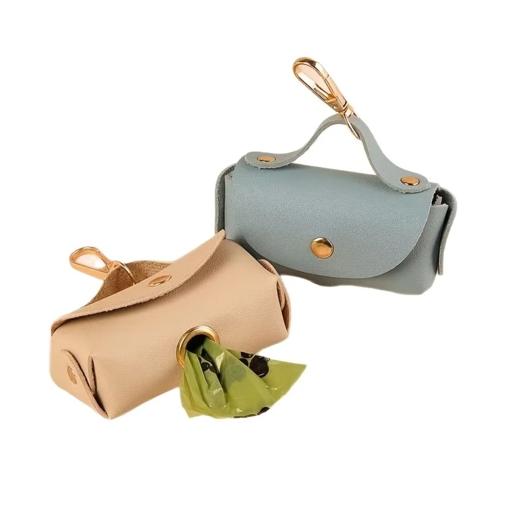 Elegant Leather Dog Poop Bag C - Leather Strap Quick Release incelemesi ve fiyatı