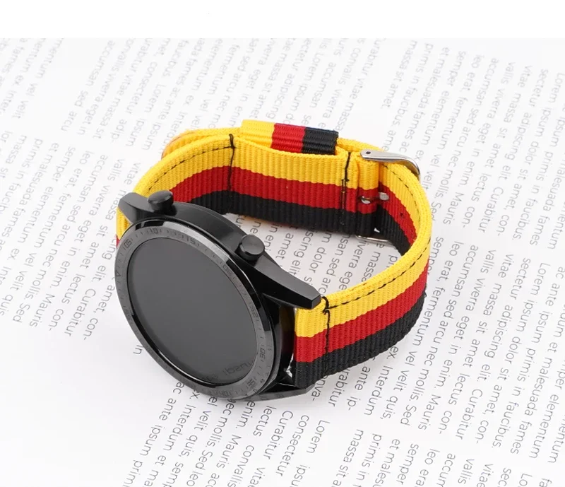 20mm 22mm Woven Nylon Strap fo - Nato Strap Nylon incelemesi ve fiyatı