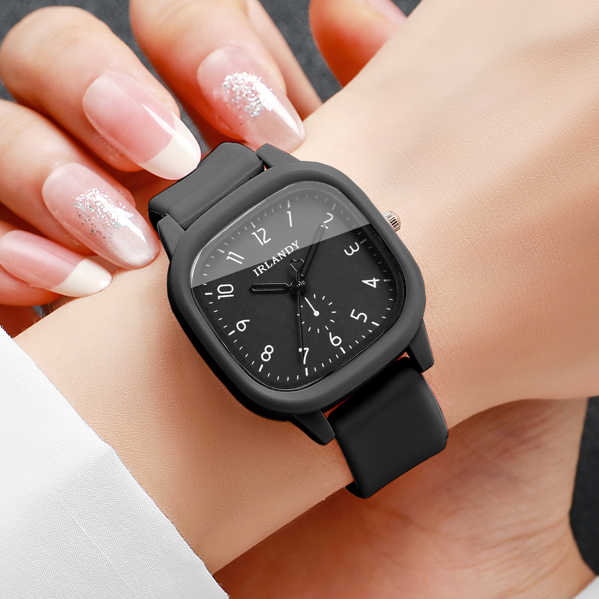 Fashion Square Women Quartz Wa - Silicone Band Women incelemesi ve fiyatı