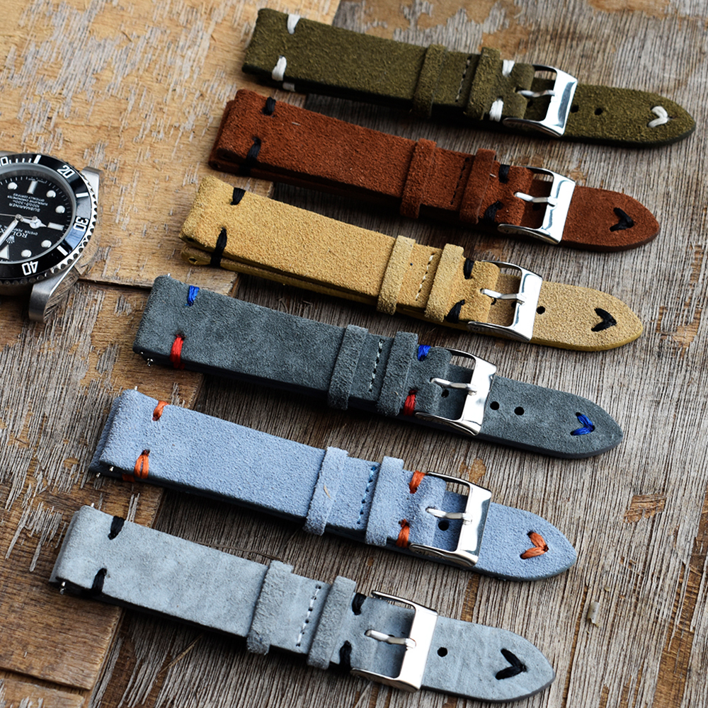 High Quality Vintage Suede Lea - Suede Strap Watch incelemesi ve fiyatı