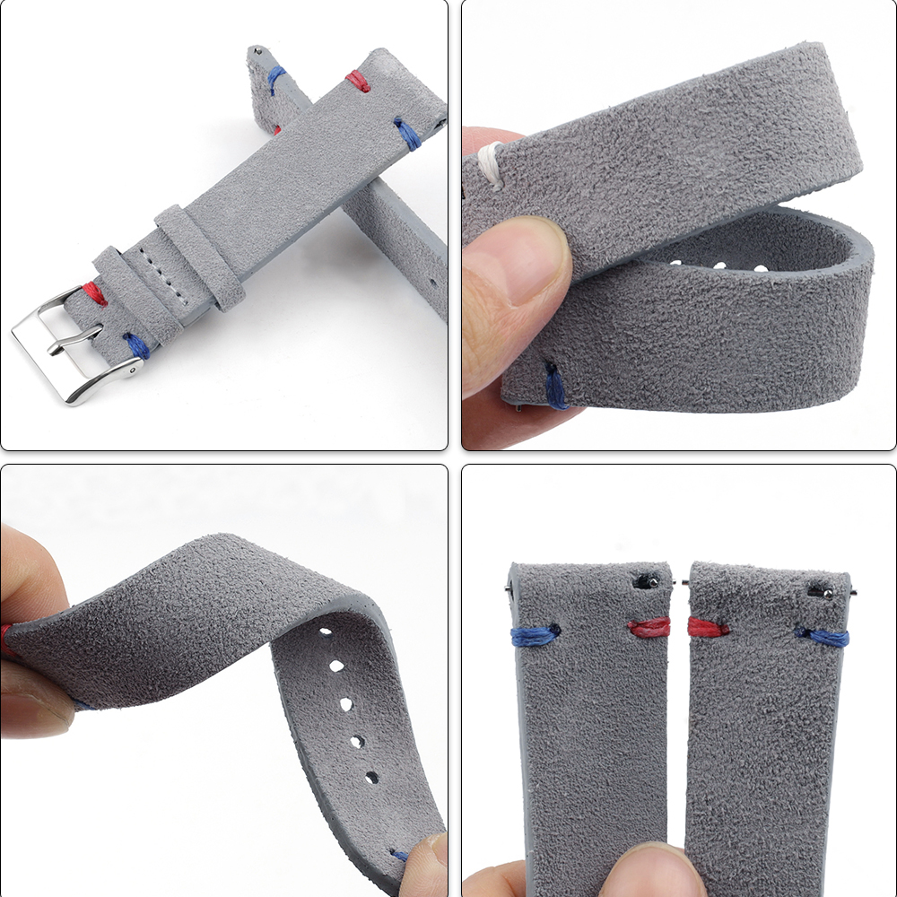 High Quality Vintage Suede Lea - Suede Strap Watch incelemesi ve fiyatı