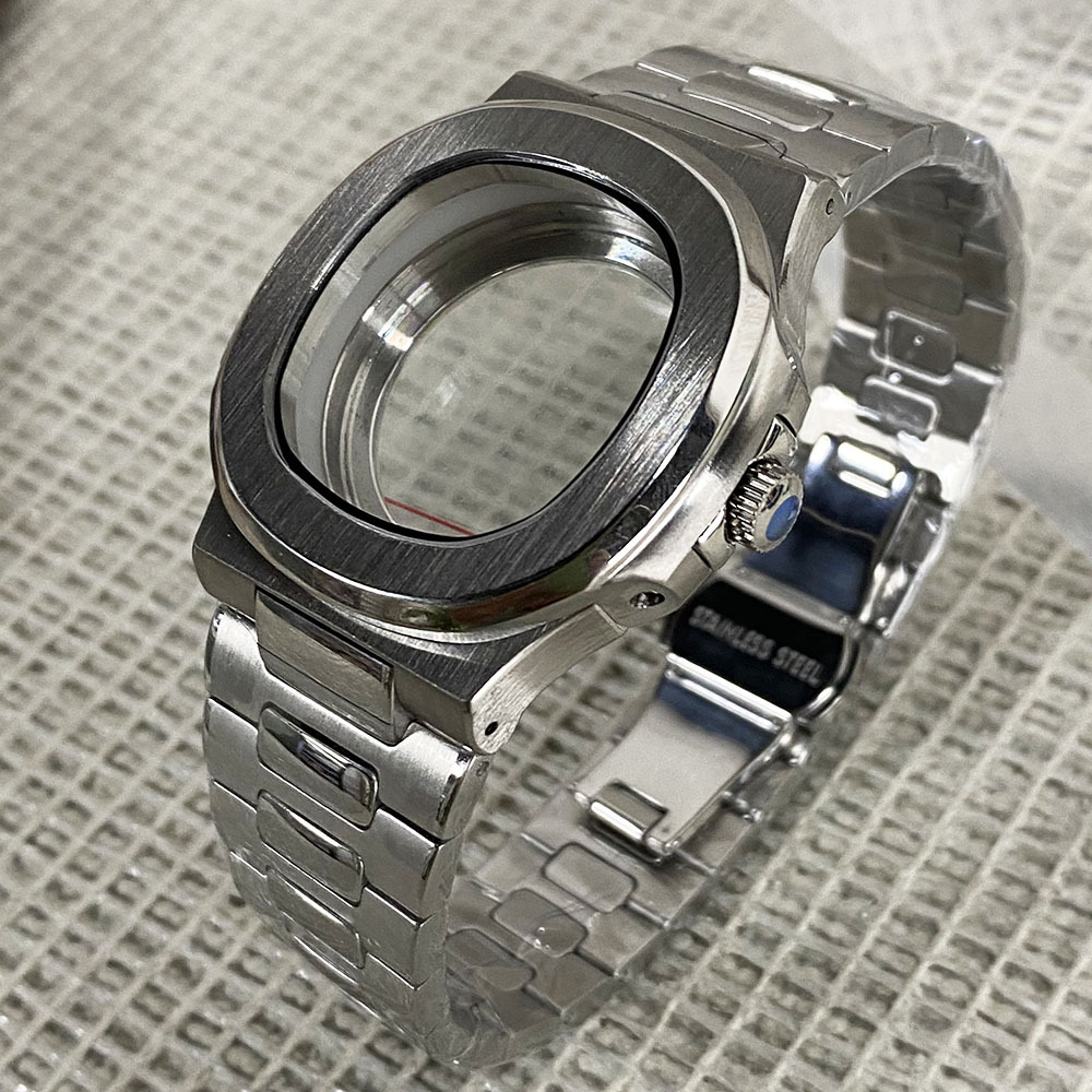 40mm Nautilus Watch Case Mod K - Butterfly Clasp Deployant incelemesi ve fiyatı