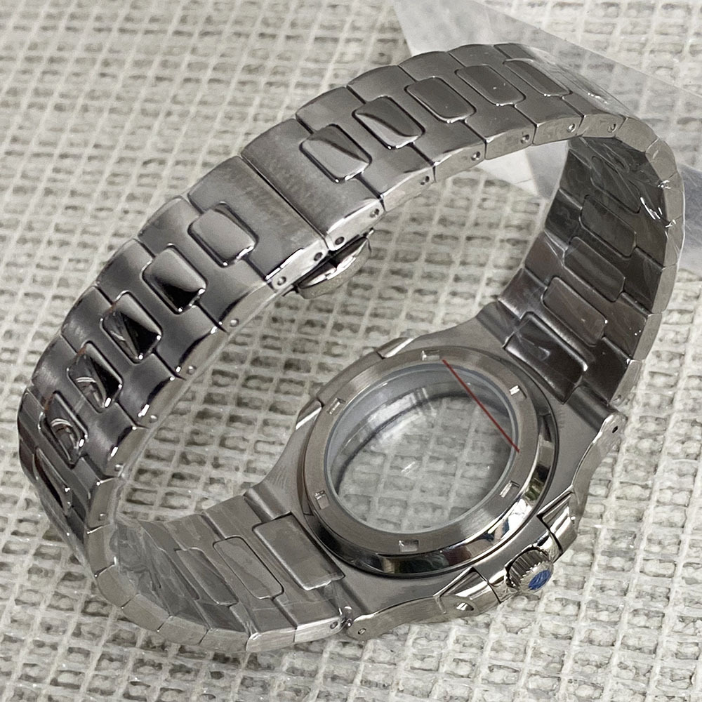 40mm Nautilus Watch Case Mod K - Butterfly Clasp Deployant incelemesi ve fiyatı