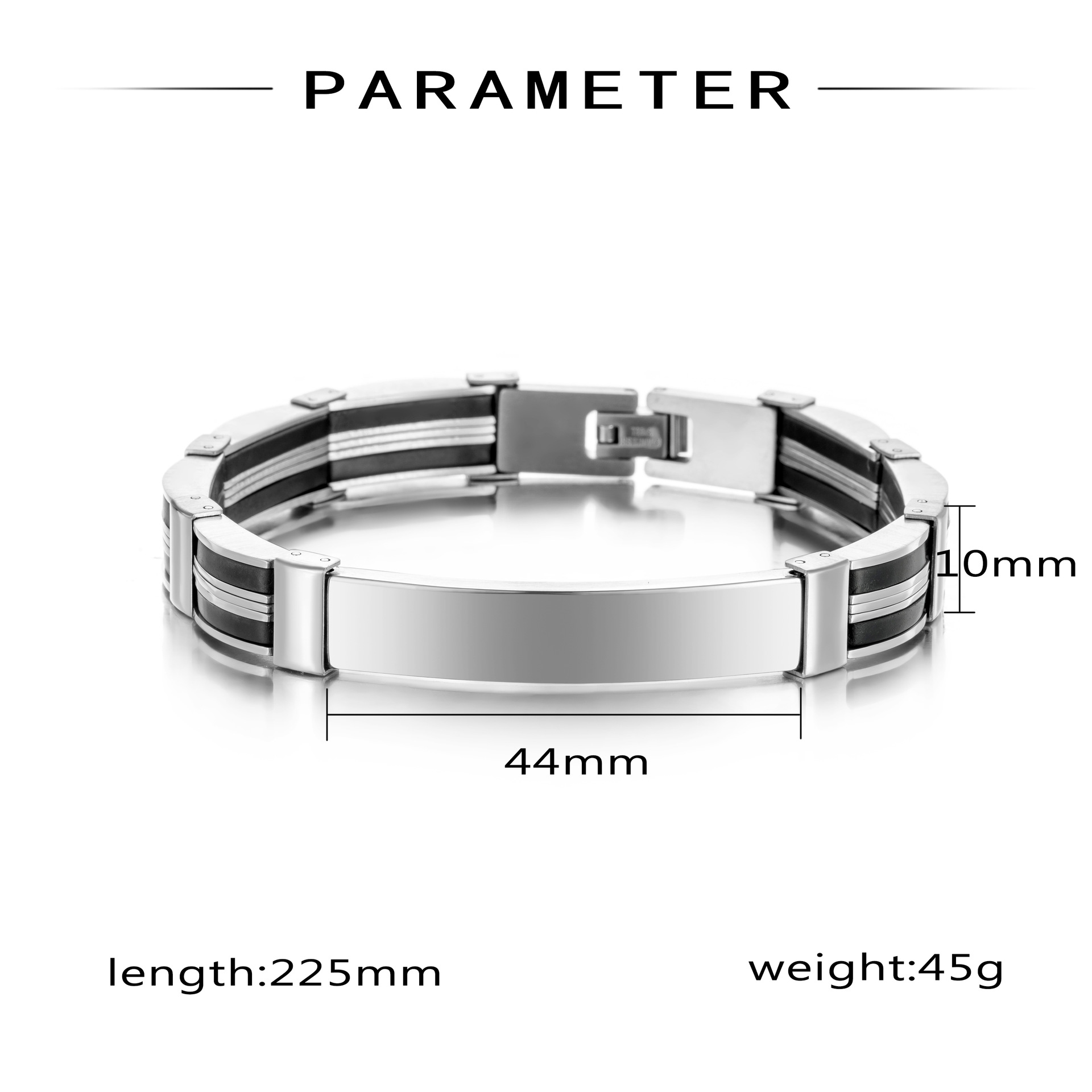 Punk Custom TEXT Name Men Stai - Silicone Band Women incelemesi ve fiyatı