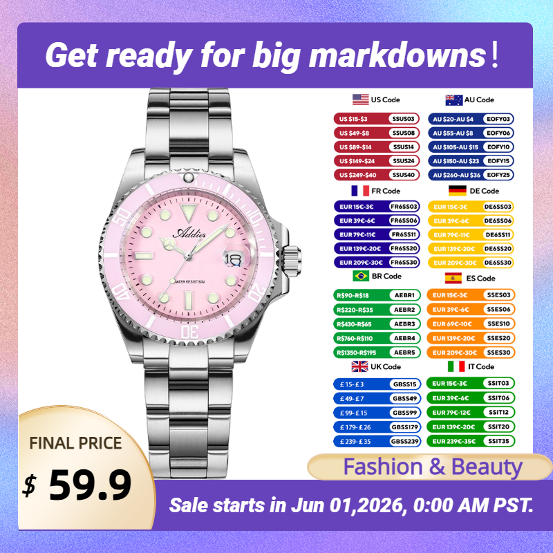 Addies New Women Watches Luxur - Butterfly Clasp Deployant incelemesi ve fiyatı