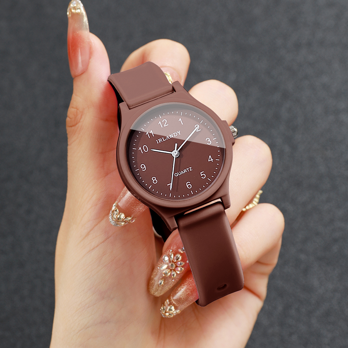 2PCS Fashion Arabic Dial Women - Silicone Band Women incelemesi ve fiyatı
