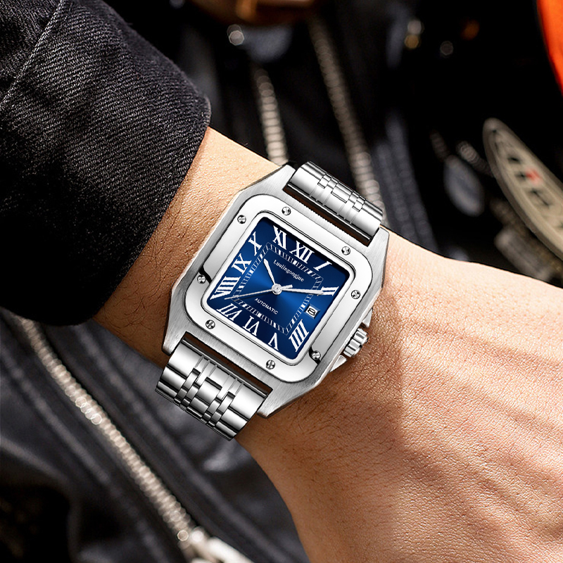 High-End Luxury Square Automat - Butterfly Clasp Deployant incelemesi ve fiyatı