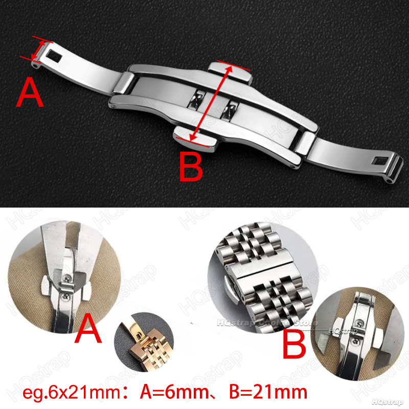 6mmx19/21/23/25mm Butterfly Bu - Butterfly Clasp Deployant incelemesi ve fiyatı