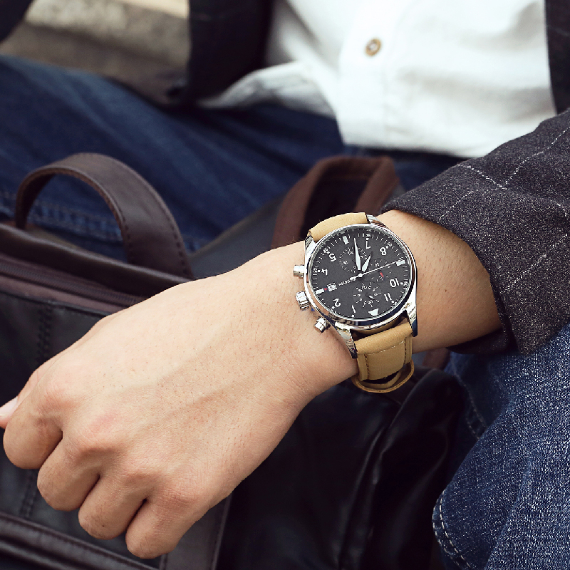 OCHSTIN Original Men Chronogra - Leather Watch Band Men incelemesi ve fiyatı