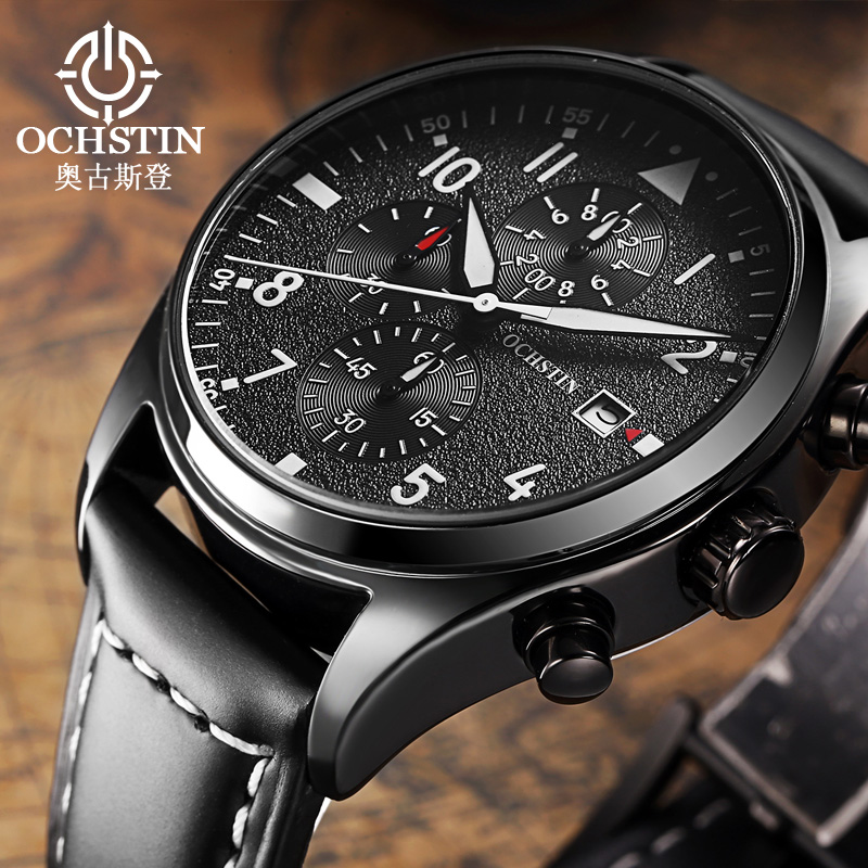OCHSTIN Original Men Chronogra - Leather Watch Band Men incelemesi ve fiyatı