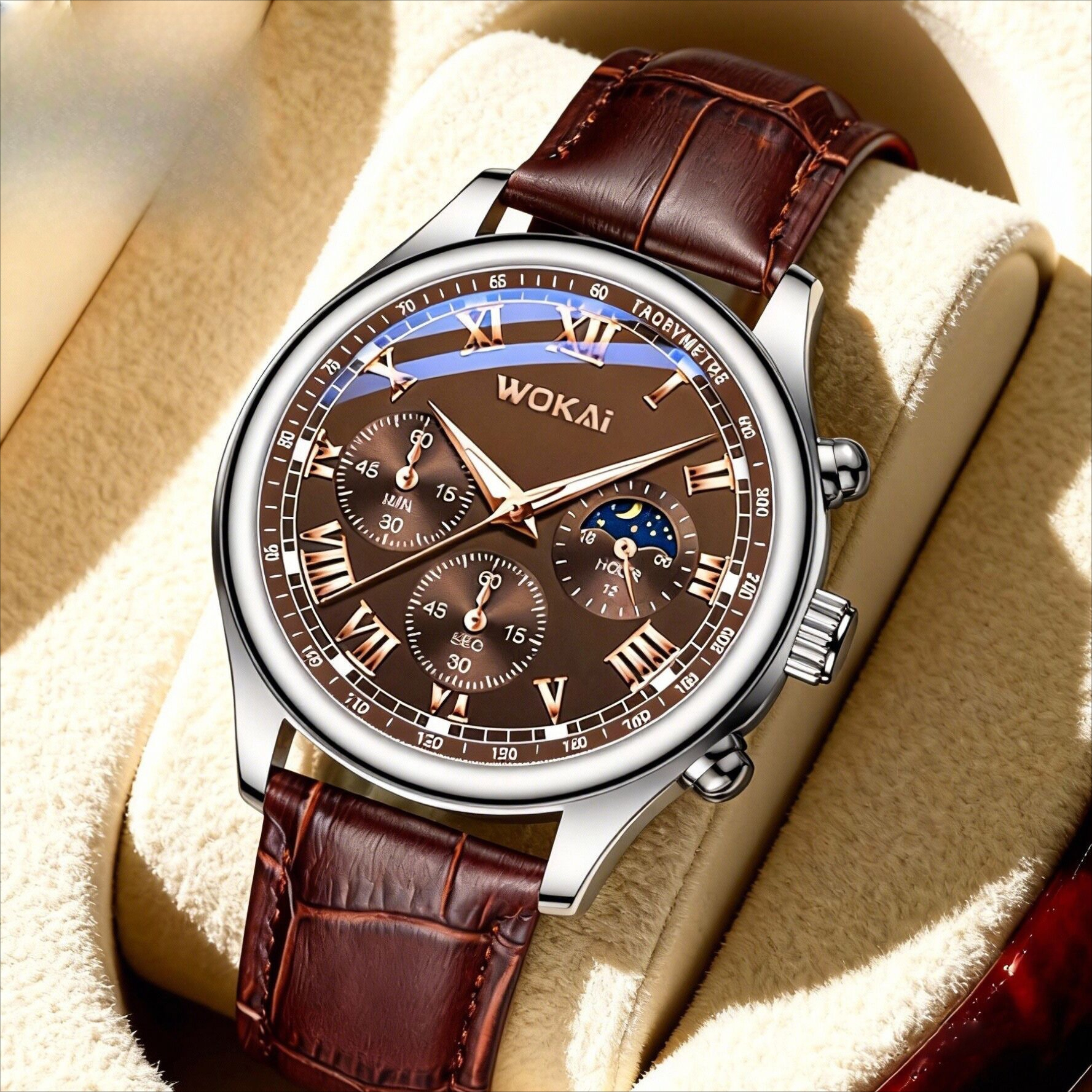 Luxury Men Business Watches Fa - Leather Watch Band Men incelemesi ve fiyatı