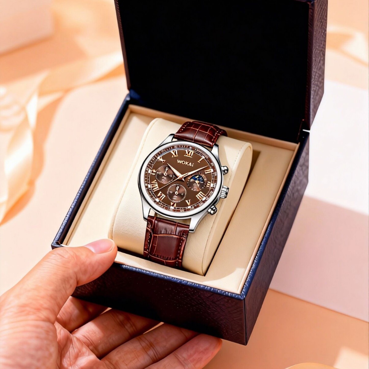 Luxury Men Business Watches Fa - Leather Watch Band Men incelemesi ve fiyatı