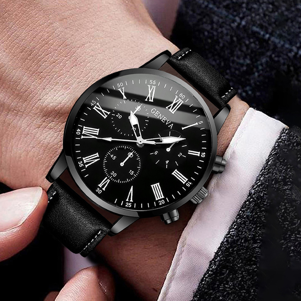 Fashion Men Business Watches C - Leather Watch Band Men incelemesi ve fiyatı