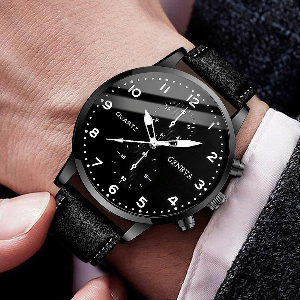 Fashion Men Business Watches C - Leather Watch Band Men incelemesi ve fiyatı