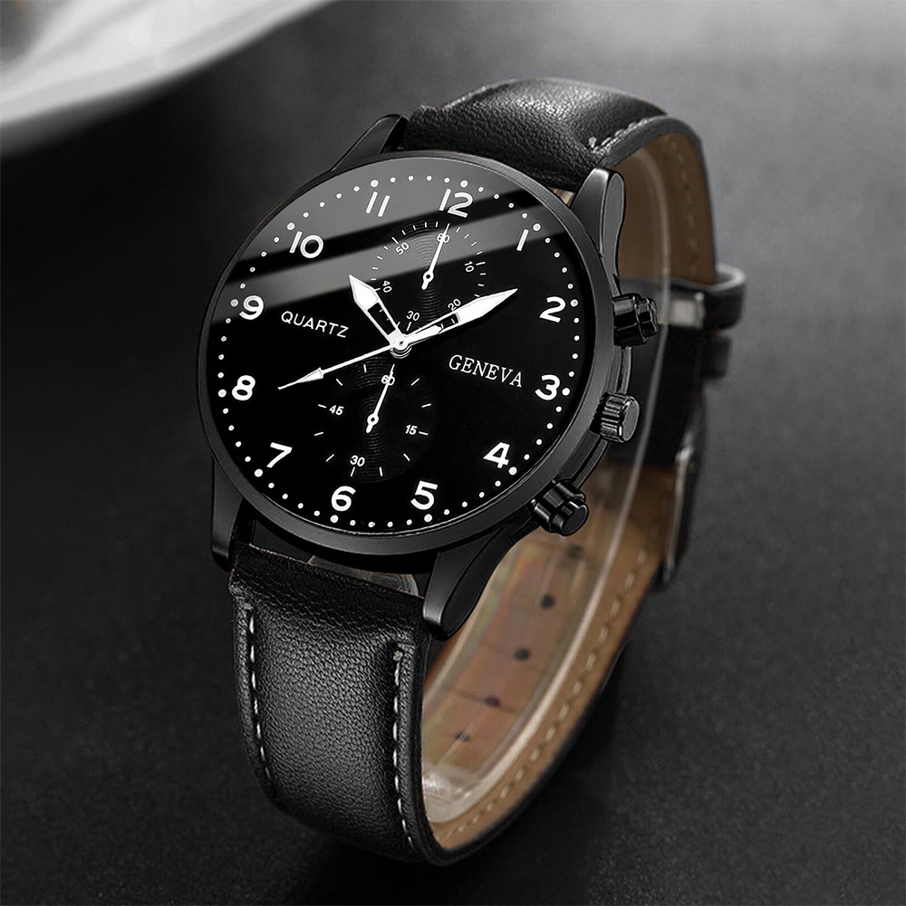 Fashion Men Business Watches C - Leather Watch Band Men incelemesi ve fiyatı