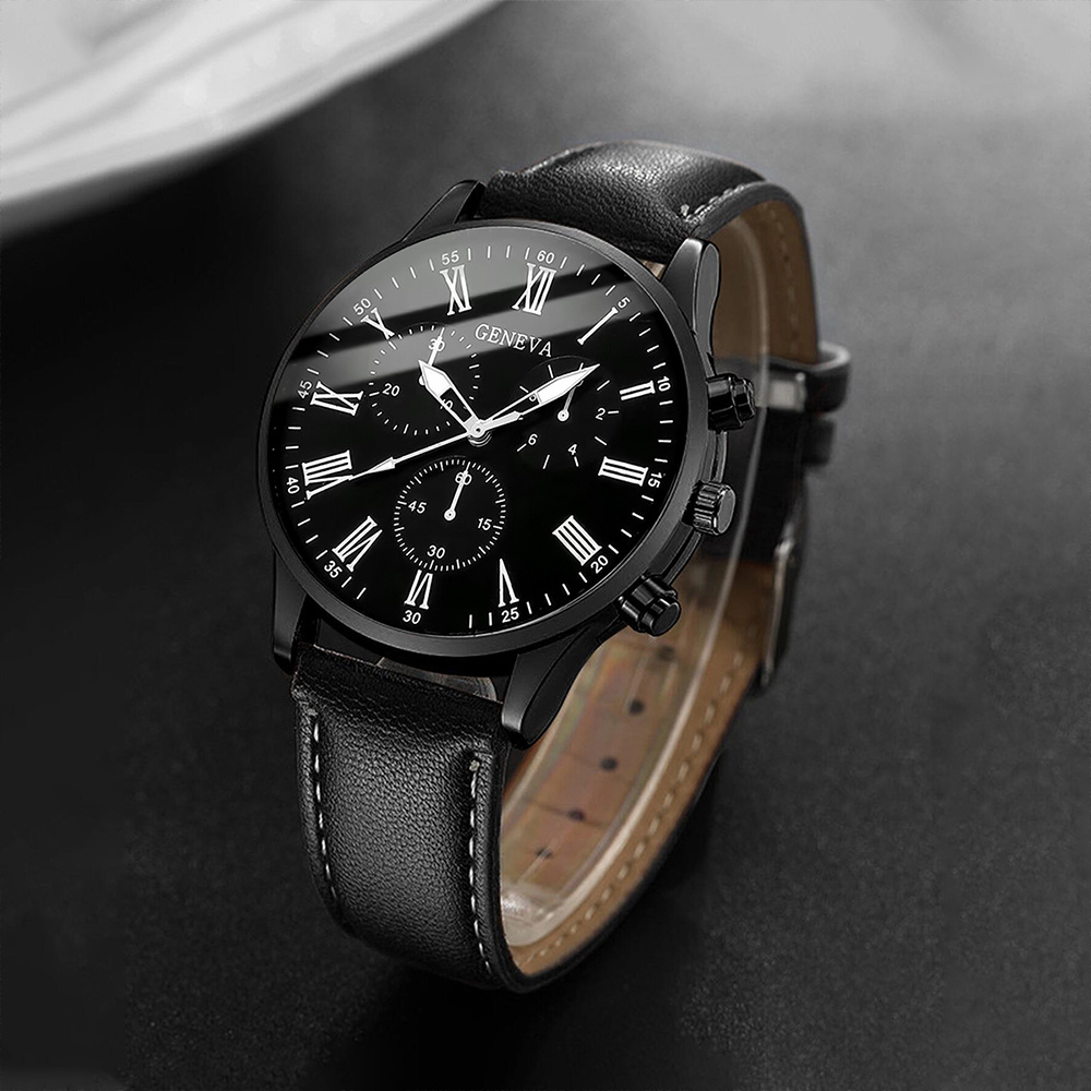 Fashion Men Business Watches C - Leather Watch Band Men incelemesi ve fiyatı