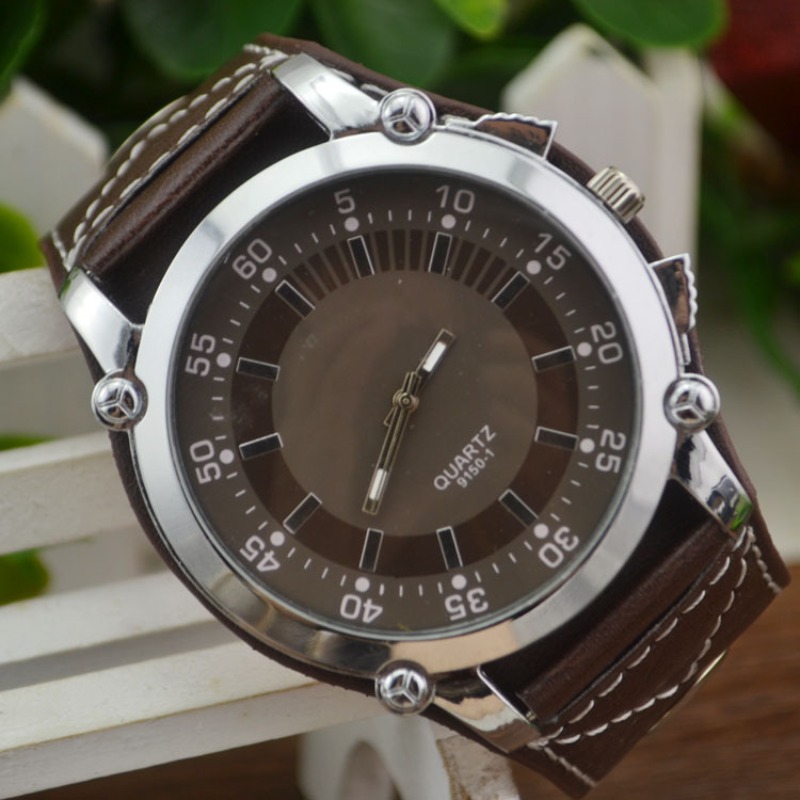 Fashion Brand Luxury Wristwatc - Leather Watch Band Men incelemesi ve fiyatı