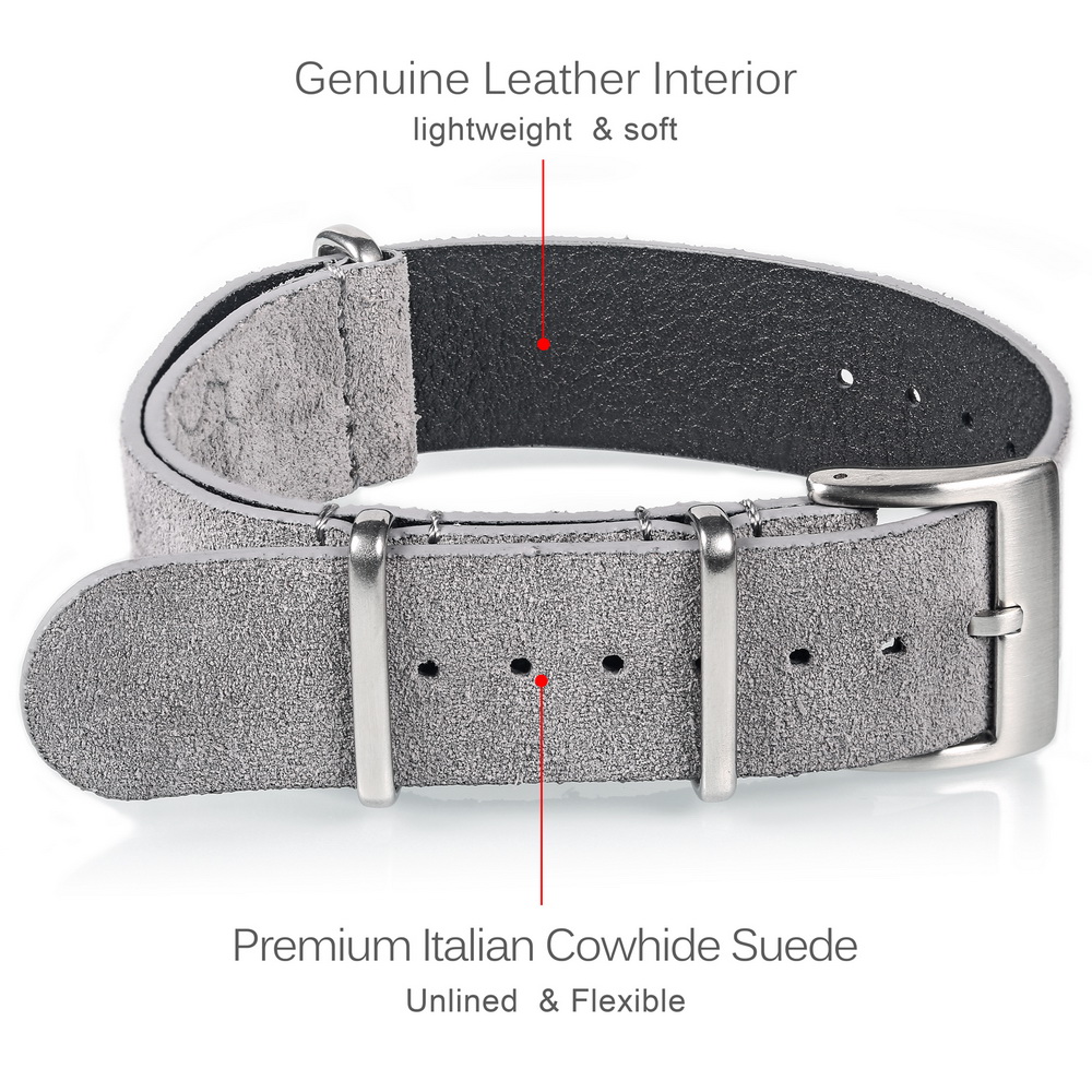 HEMSUT Genuine Leather Watch B - Suede Strap Watch incelemesi ve fiyatı