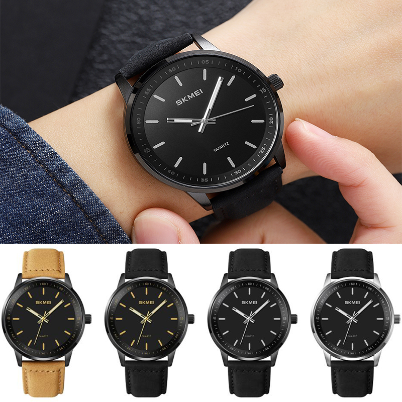 Skmei Original Brand Quartz Wa - Leather Watch Band Men incelemesi ve fiyatı