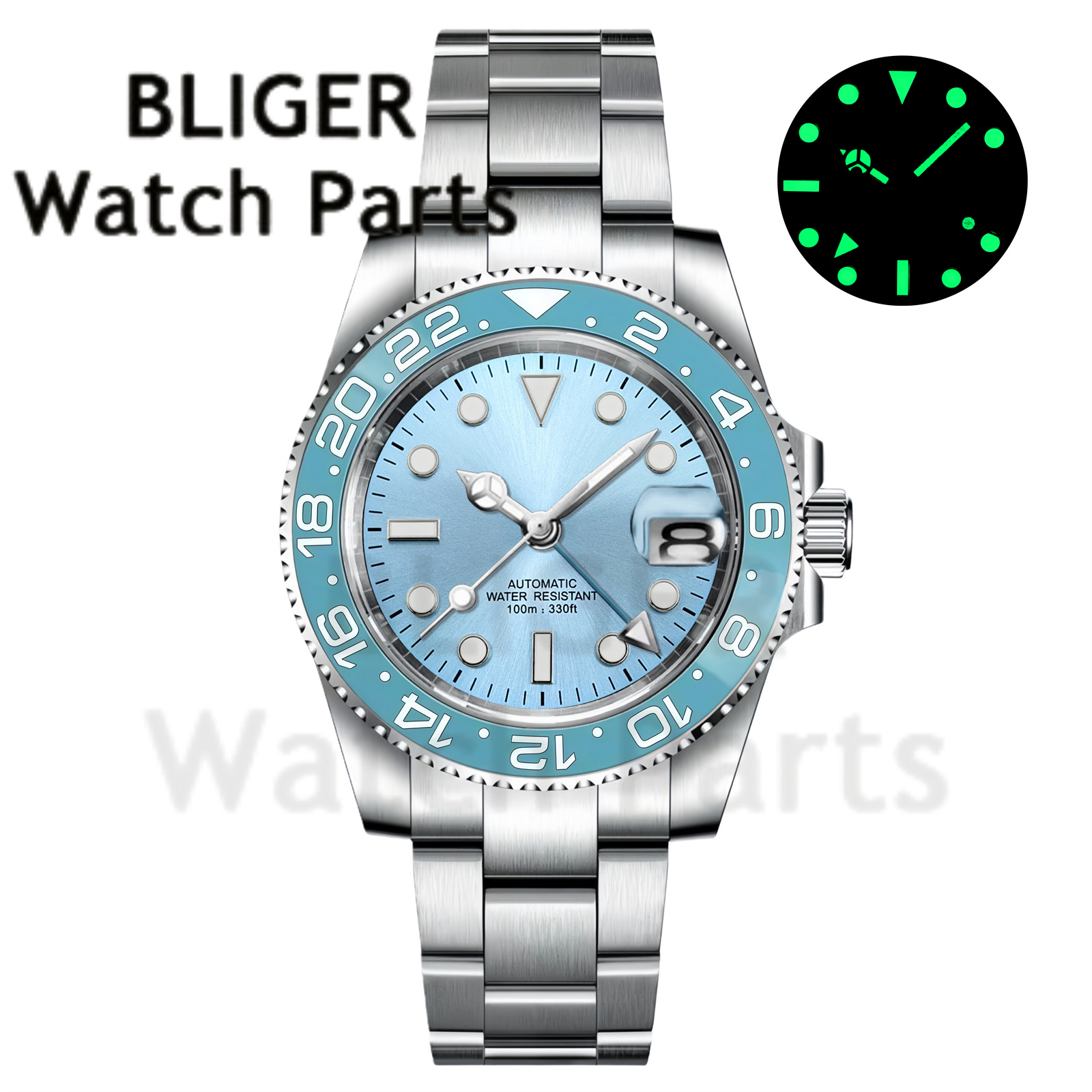 Custom Fashion GMT 40mm Men NH - Stainless Bracelet Diver incelemesi ve fiyatı