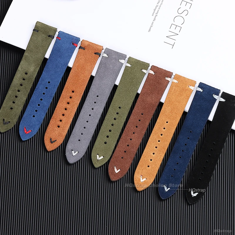 18mm 20mm 22mm High Quality Su - Suede Strap Watch incelemesi ve fiyatı