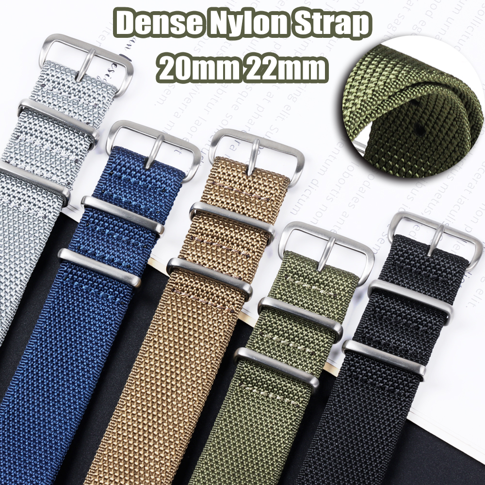 Dense Nylon Strap 20mm 22mm Wo - Perlon Strap Woven incelemesi ve fiyatı