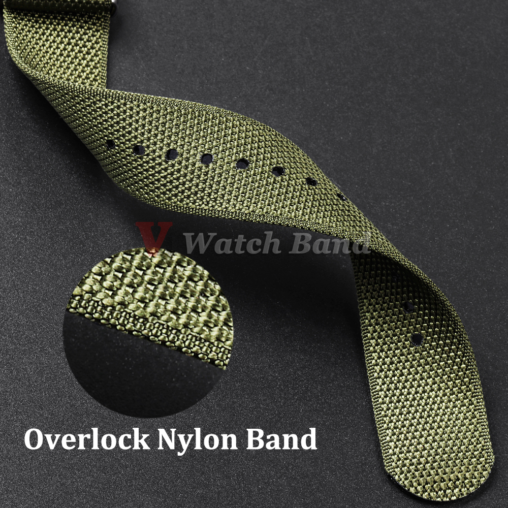 Dense Nylon Strap 20mm 22mm Wo - Perlon Strap Woven incelemesi ve fiyatı